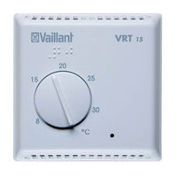 Vaillant VRT 15 Manual De Instrucciones