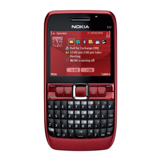 Nokia E63 Guia Del Usuario