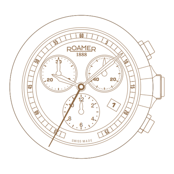 ROAMER RONDA 5021.D Instrucciones De Uso