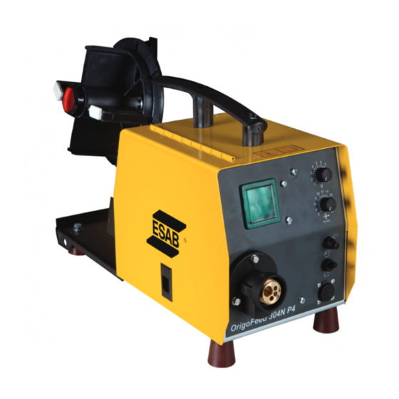 ESAB Origo Feed 304N P4 Manual Del Usuario