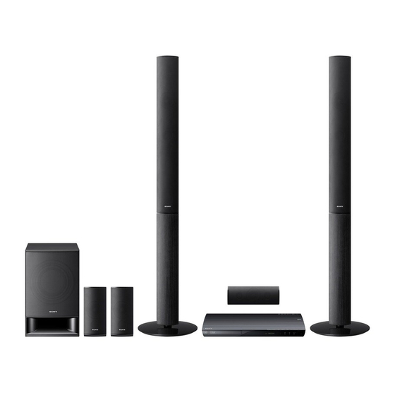 Sony BDV-E490 Manual De Instrucciones