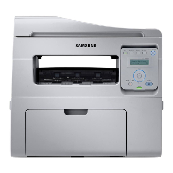 Samsung SCX-465 Serie Manuales