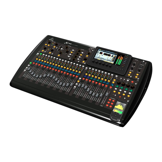 Behringer X32 Guia De Inicio Rapido