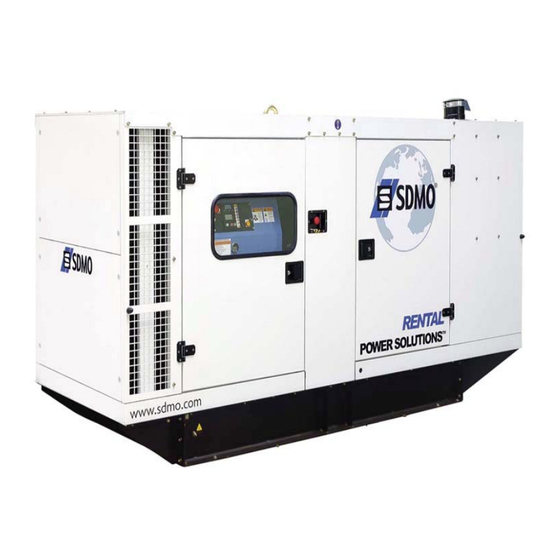 SDMO RENTAL Manual De Uso Y Mantenimiento