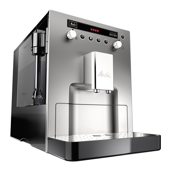 melitta CAFFEO Manual De Instrucciones