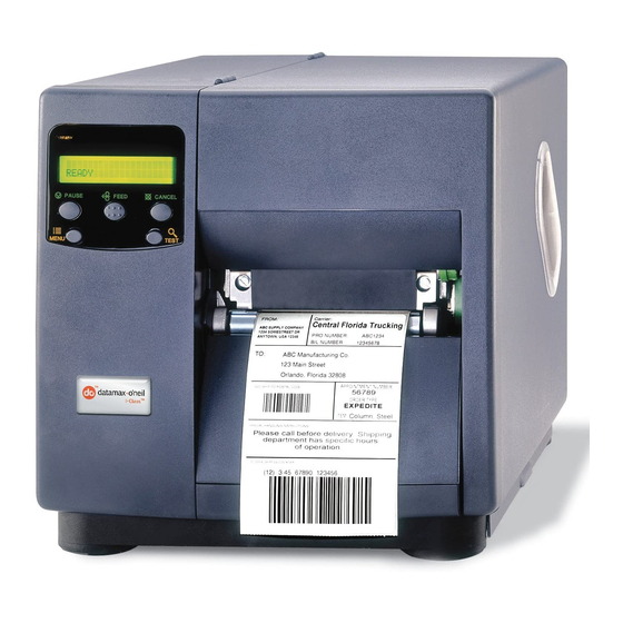Datamax I-Class Manual Del Operador