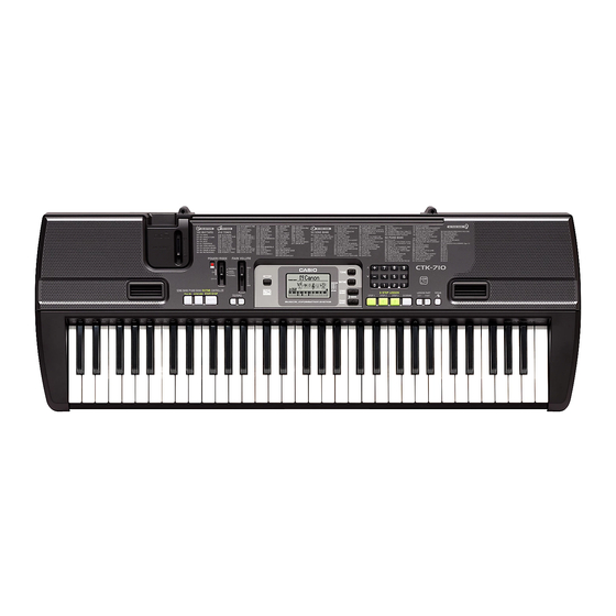 Casio CTK-710 Manuales