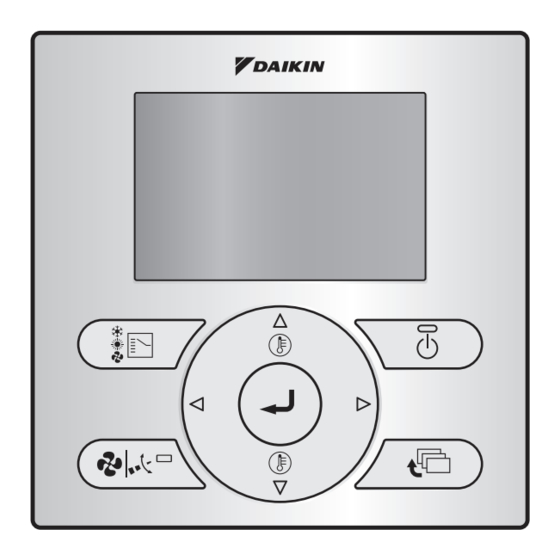 Daikin BRC073A1 Guía De Referencia Del Instalador