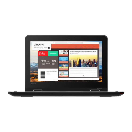 Lenovo ThinkPad 11e 5th Gen Guía De Configuración