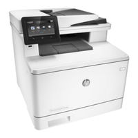 HP Color LaserJet Pro M477fdw Manual Del Usuario