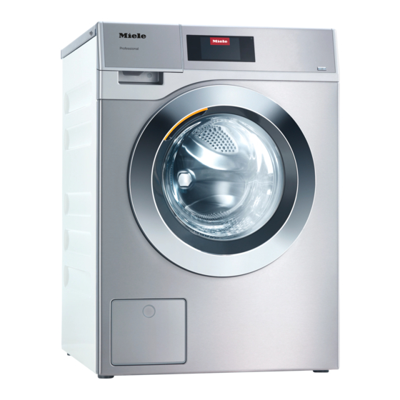 Miele professional PWM 908 Manuales