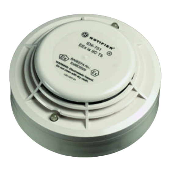 Honeywell NOTIFIER IDX-751 Instrucciones De Instalación Y Mantenimiento