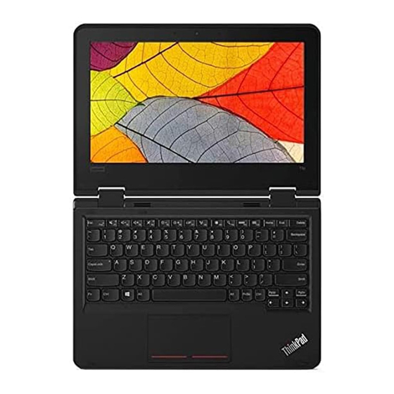Lenovo ThinkPad 11e 5th Gen Guia Del Usuario