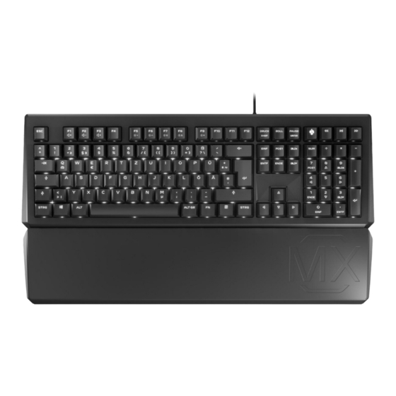 Cherry MX BOARD 1.0 BACKLIGHT Manual De Instrucciones