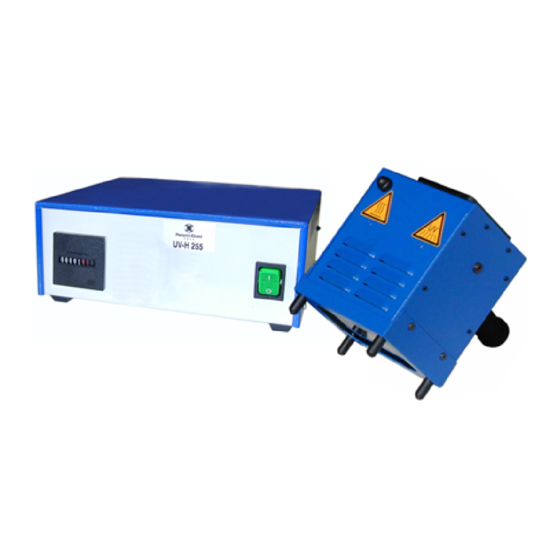 Panacol-Elosol UV-H 255 Manual De Instrucciones
