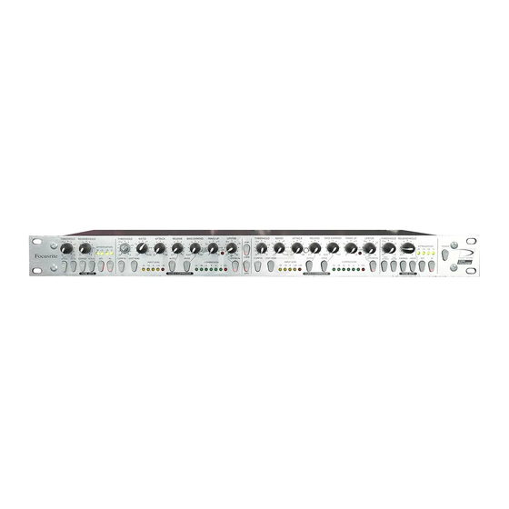 Focusrite Platinum ComPounder Manuales