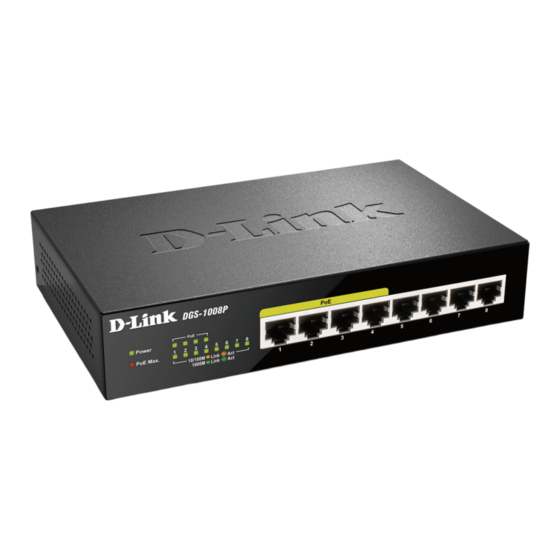 D-Link DGS-1008P Guia Del Usuario