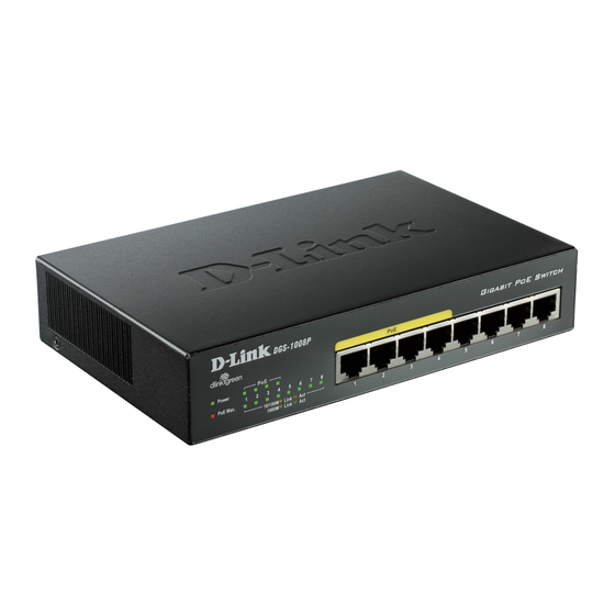 D-Link DGS-1008P Guía De Instalación Rápida