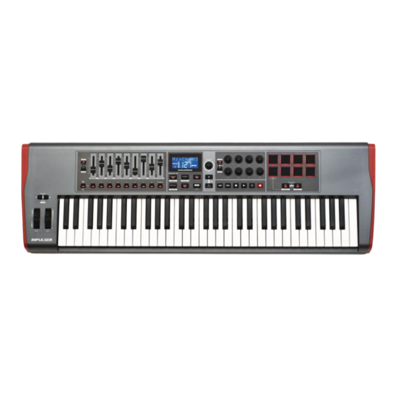 Novation Impulse Serie Manual Del Usuario