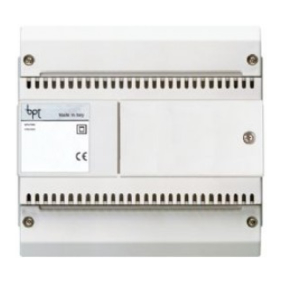 Bpt VSE/301 Manual De Installation