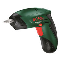 Bosch PSR 200 LI Instrucciones De Servicio