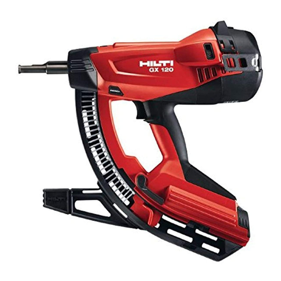Hilti GX 120 Manual De Instrucciones