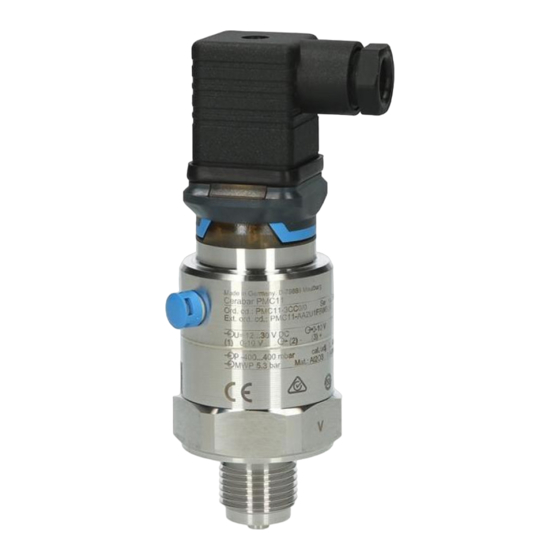 Endress+Hauser Cerabar PMC11 Manual De Instrucciones Abreviado