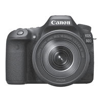 Canon EOS 80D W Manual De Instrucciones