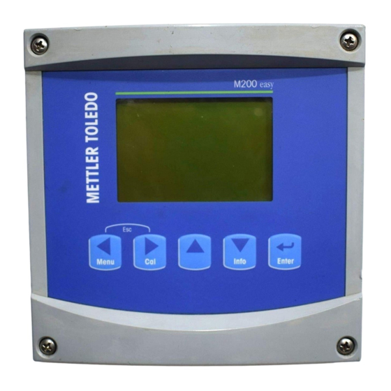 Mettler Toledo M200 easy Manual De Instrucciones