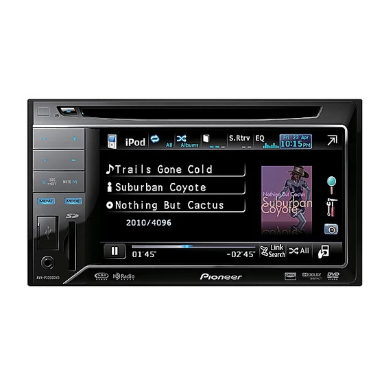 Pioneer AVH-P4200DVD Manual De Instalación