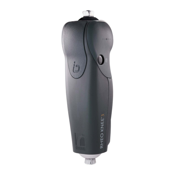 Össur RHEO KNEE 3 Manual Del Usuario