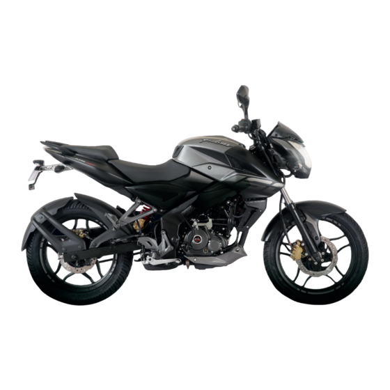 Bajaj pulsar NS 160 Manuales