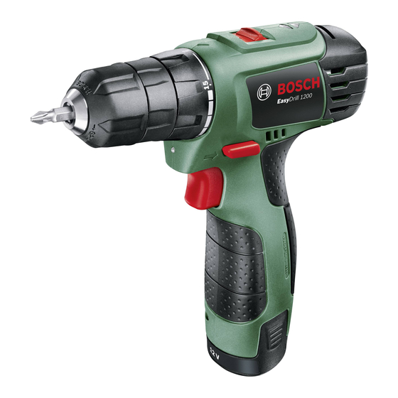 Bosch EasyDrill 1200 Manual Original