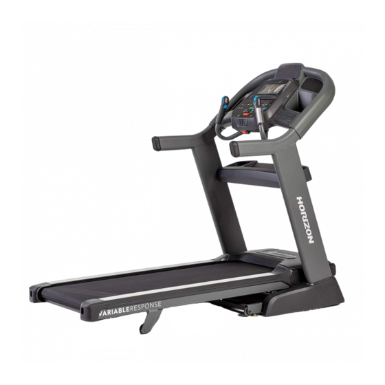 Horizon Fitness 7.8 AT Manuales