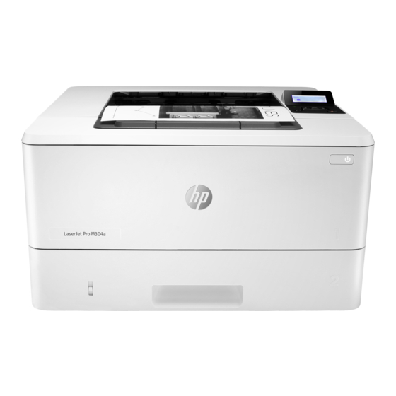 HP LaserJet Pro M304 Manual Del Usuario
