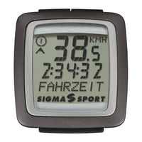 SIGMA SPORT BC 1600 Manual De Instrucciones