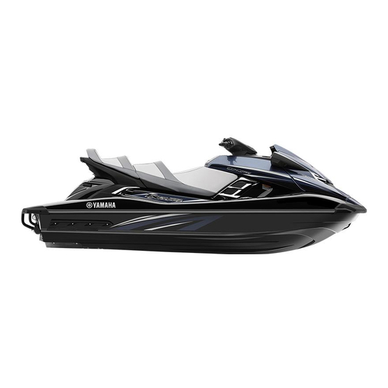 Yamaha WaveRunner FX SVHO 2016 Manuales