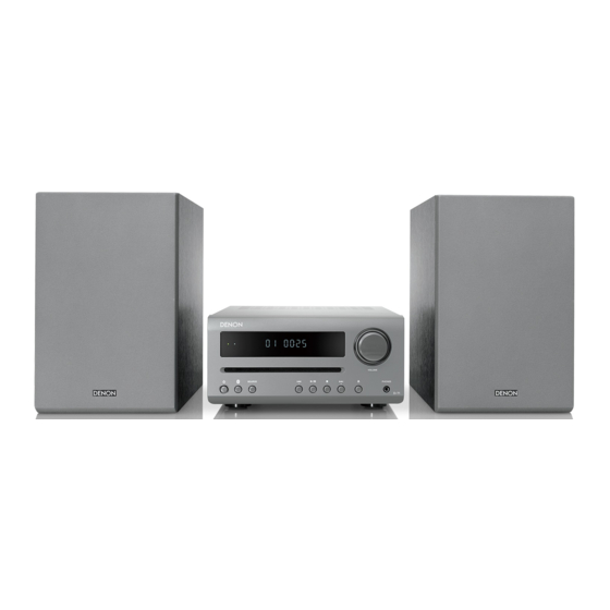 Denon D-T1 Manual Del Usuario