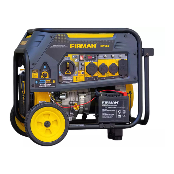 Firman H07553 Manual Del Operador
