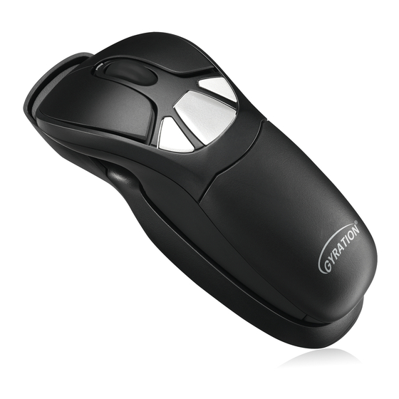 Gyration Air Mouse GO Plus Manuales