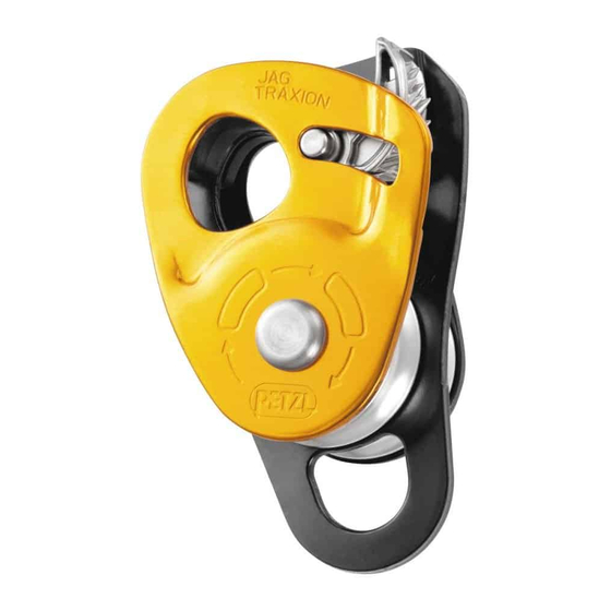 Petzl JAG Traxion Manual De Instrucciones