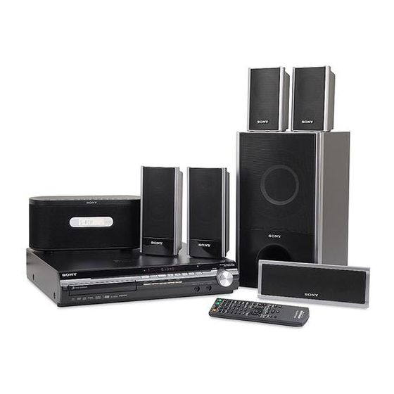 Sony DAV-HDX277WC Manual De Instrucciones