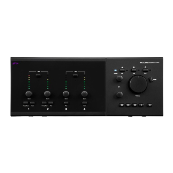 M-Audio Fast Track C600 Guia Del Usuario