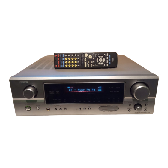 Denon AVR-1306 Instrucciones De Operación