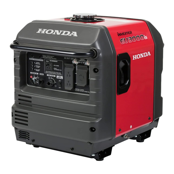 Honda EU3000is El Manual Del Propietario