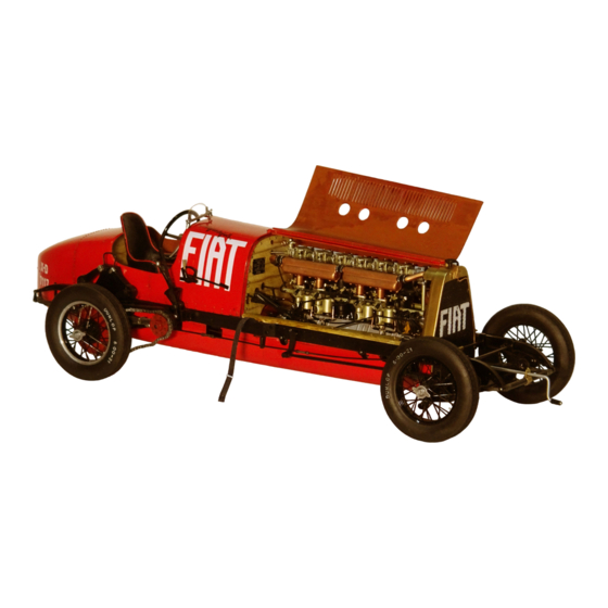 Italeri FIAT Mefistofele Manual Del Usuario