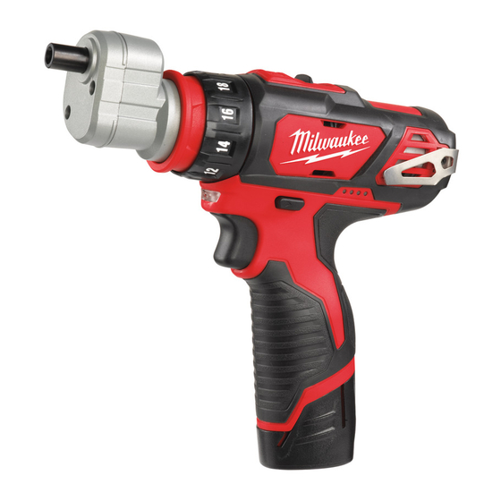 Milwaukee M12 BDDX Manual Original