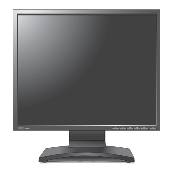 BenQ FP93G Manual Del Usuario