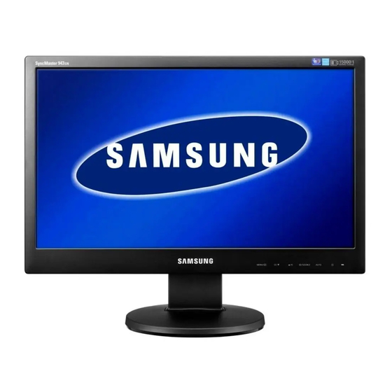 Samsung SyncMaster 943SN Manual Del Usuario