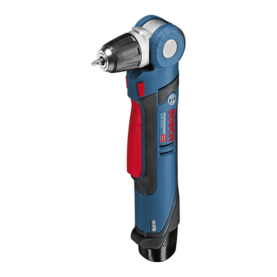 Bosch Professional GWB 12V-10 Manual Original